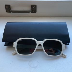 Saint Laurent white sunglasses 50mm